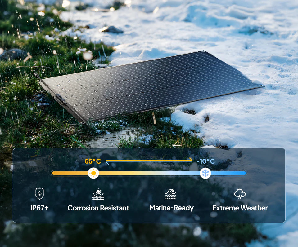 BLUETTI PV100FX 200W Flexible Solar Panel Set (2x 100W)